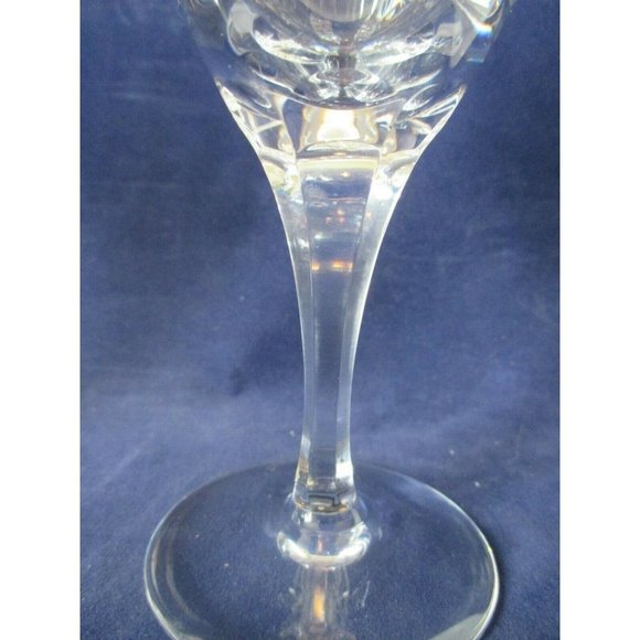 Atlantis Vista Alegre Suzana Pattern Crystal Cristal 4 Wine Glasses Portugal - Picture 5 of 11